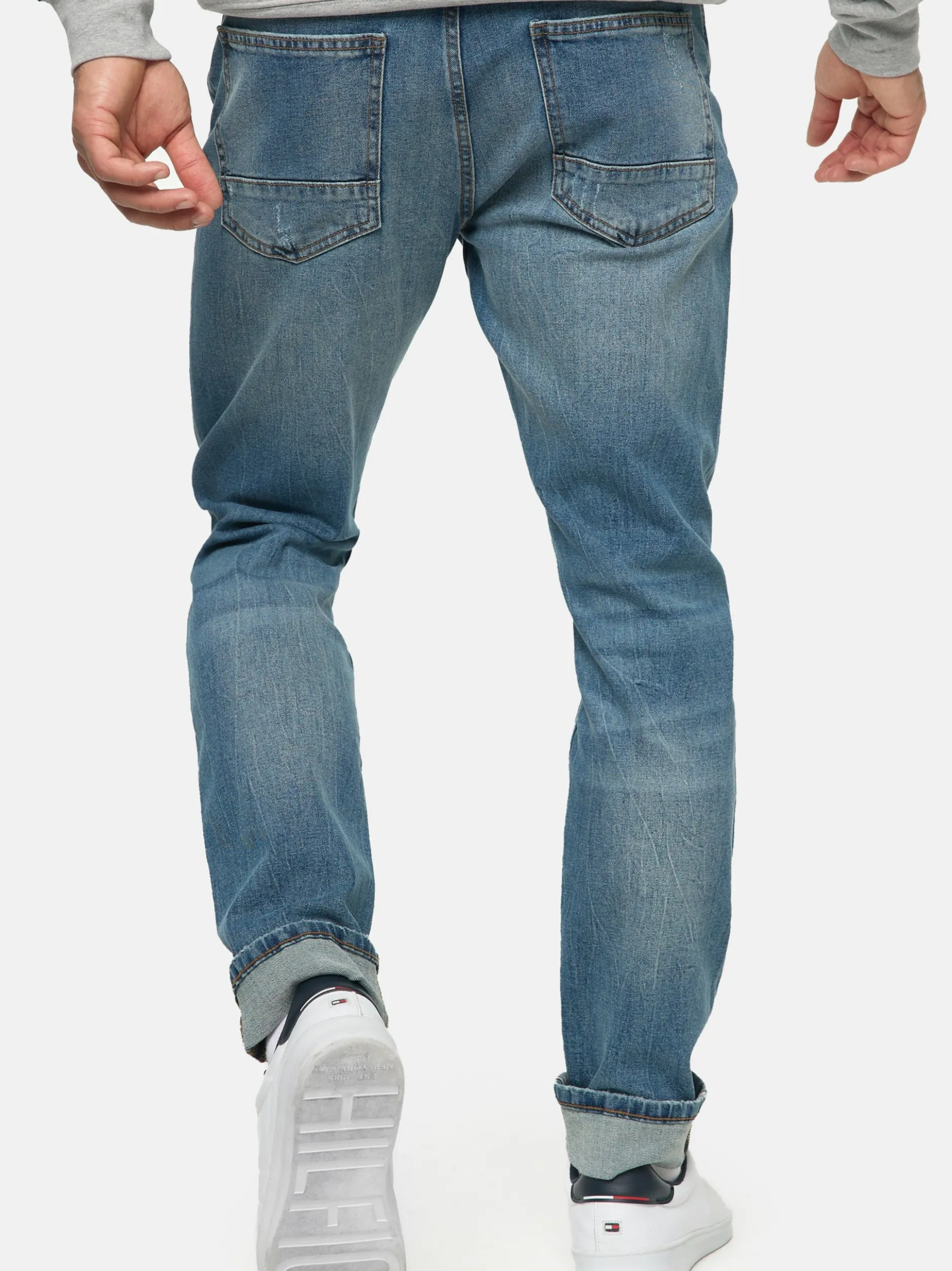 Indicode Herren Jeanshose - INSmalinos in denim