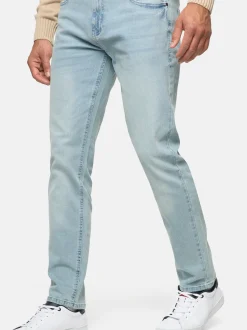 Indicode Herren Jeanshose - INSantino in hellblau blue stone