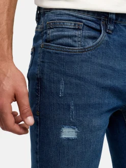 Indicode Herren Jeanshose - INPllum in blau denim