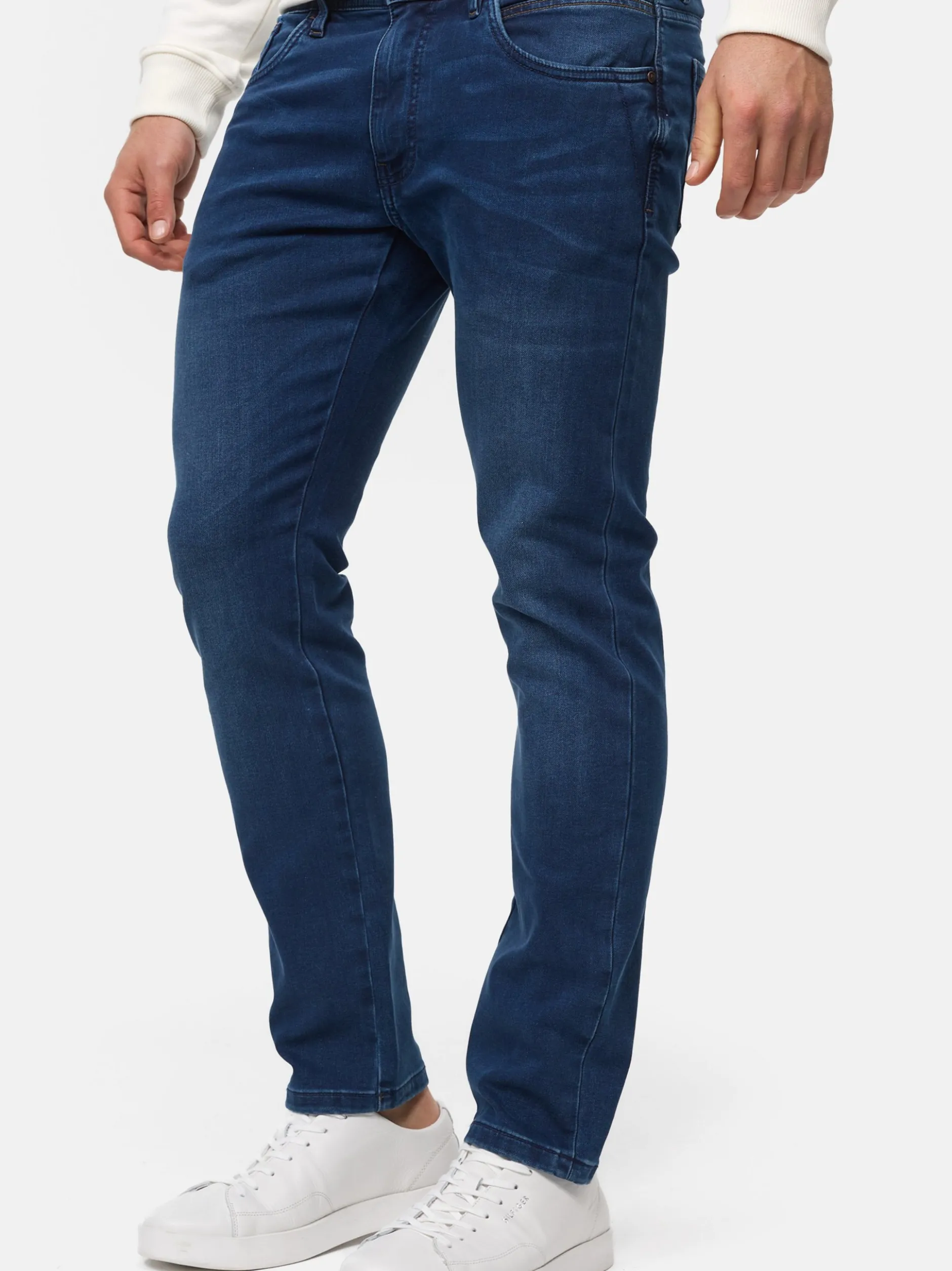 Indicode Herren Jeanshose - INCoil in denim blau