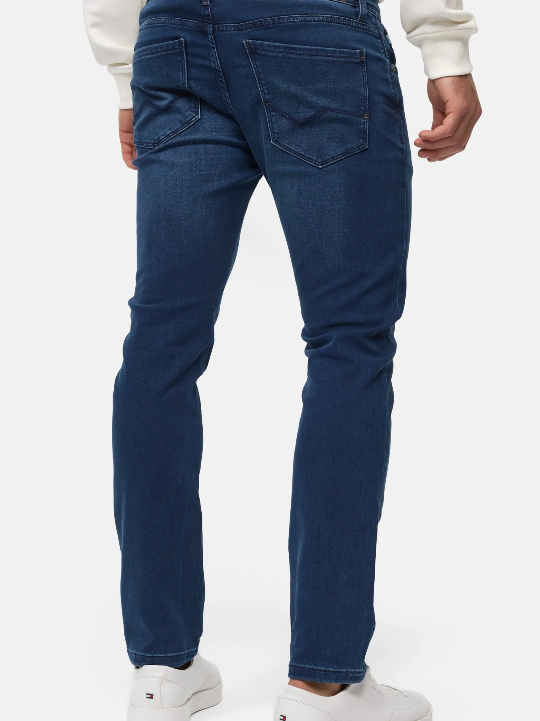 Indicode Herren Jeanshose - INCoil in denim blau