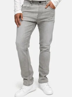 Indicode Herren Jeanshose - INValoy in hellgrau grau