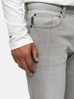 Indicode Herren Jeanshose - INValoy in hellgrau grau