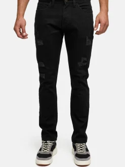 Indicode Herren Jeanshose - INPllum in schwarz