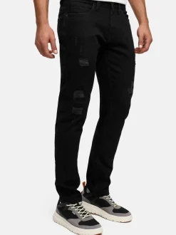 Indicode Herren Jeanshose - INPllum in schwarz