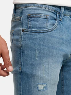 Indicode Herren Jeanshose - INPllum in bleached hellblau