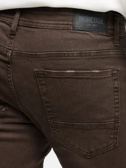 Indicode Herren Jeanshose - INDankos in braun