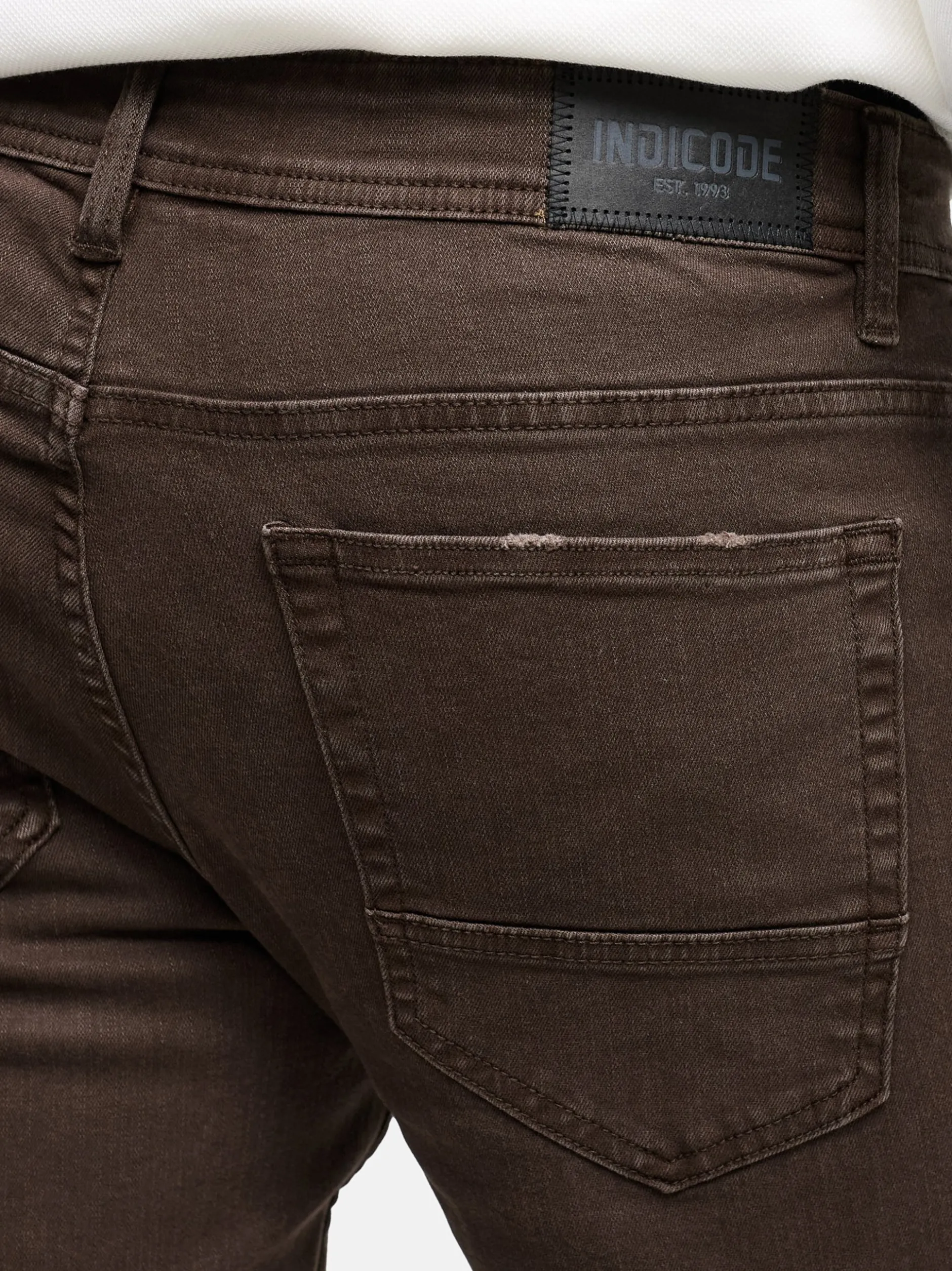 Indicode Herren Jeanshose - INDankos in braun