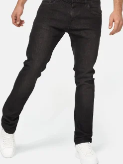 Indicode Herren Jeanshose - Texas in schwarz
