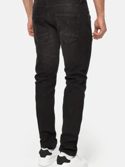 Indicode Herren Jeanshose - Texas in schwarz