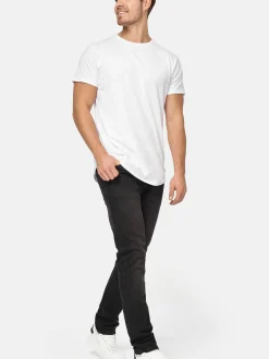 Indicode Herren Jeanshose - Texas in schwarz