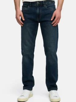 Indicode Herren Jeanshose - Texas in denim bleached