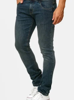 Indicode Herren Jeanshose - Texas in denim bleached