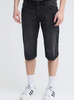 Indicode Herren Jeansshorts - IDQuince in schwarz