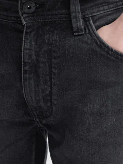 Indicode Herren Jeansshorts - IDQuince in schwarz