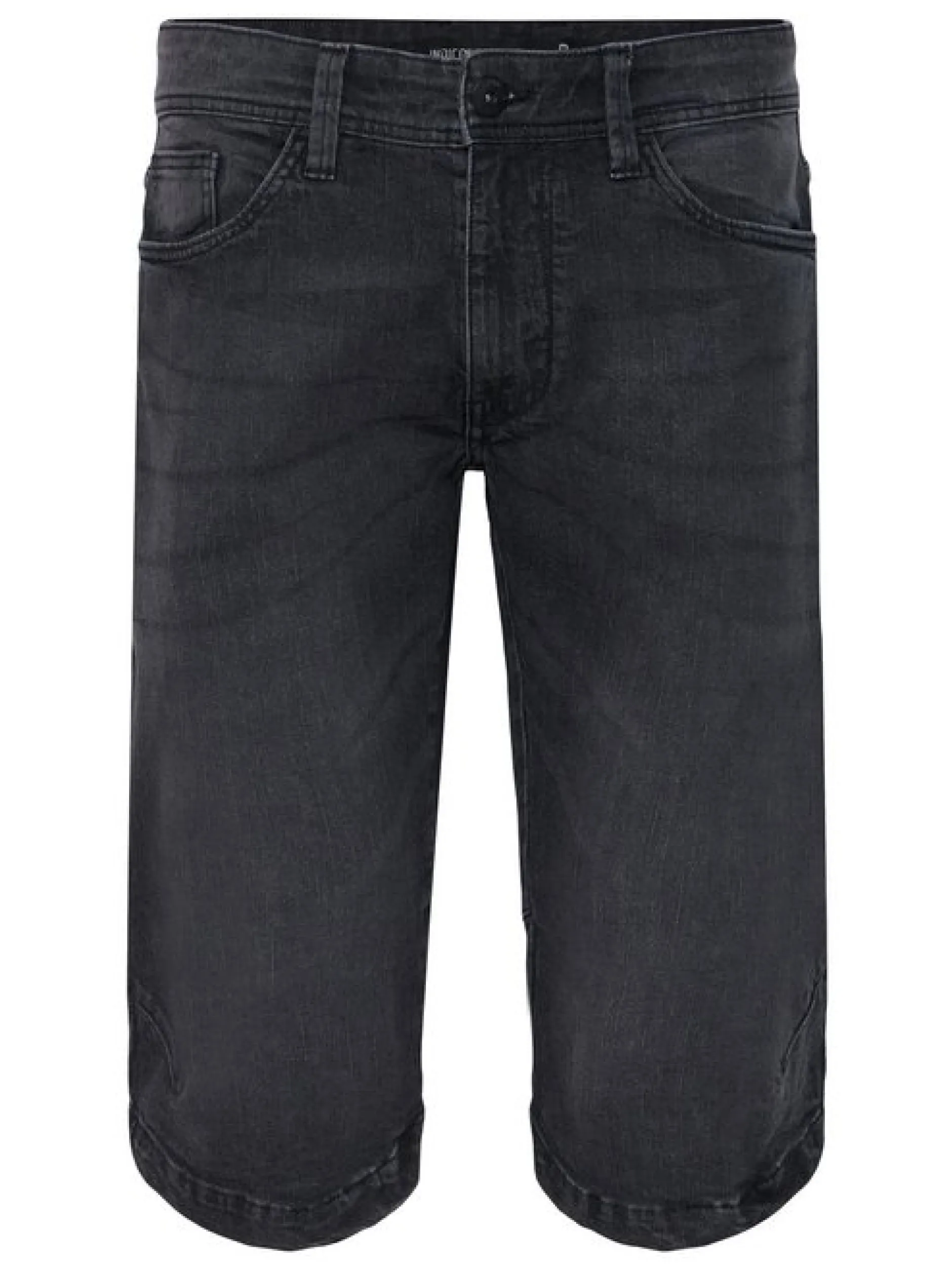 Indicode Herren Jeansshorts - IDQuince in schwarz