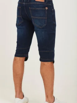 Indicode Herren Jeansshorts - IDQuince in blau
