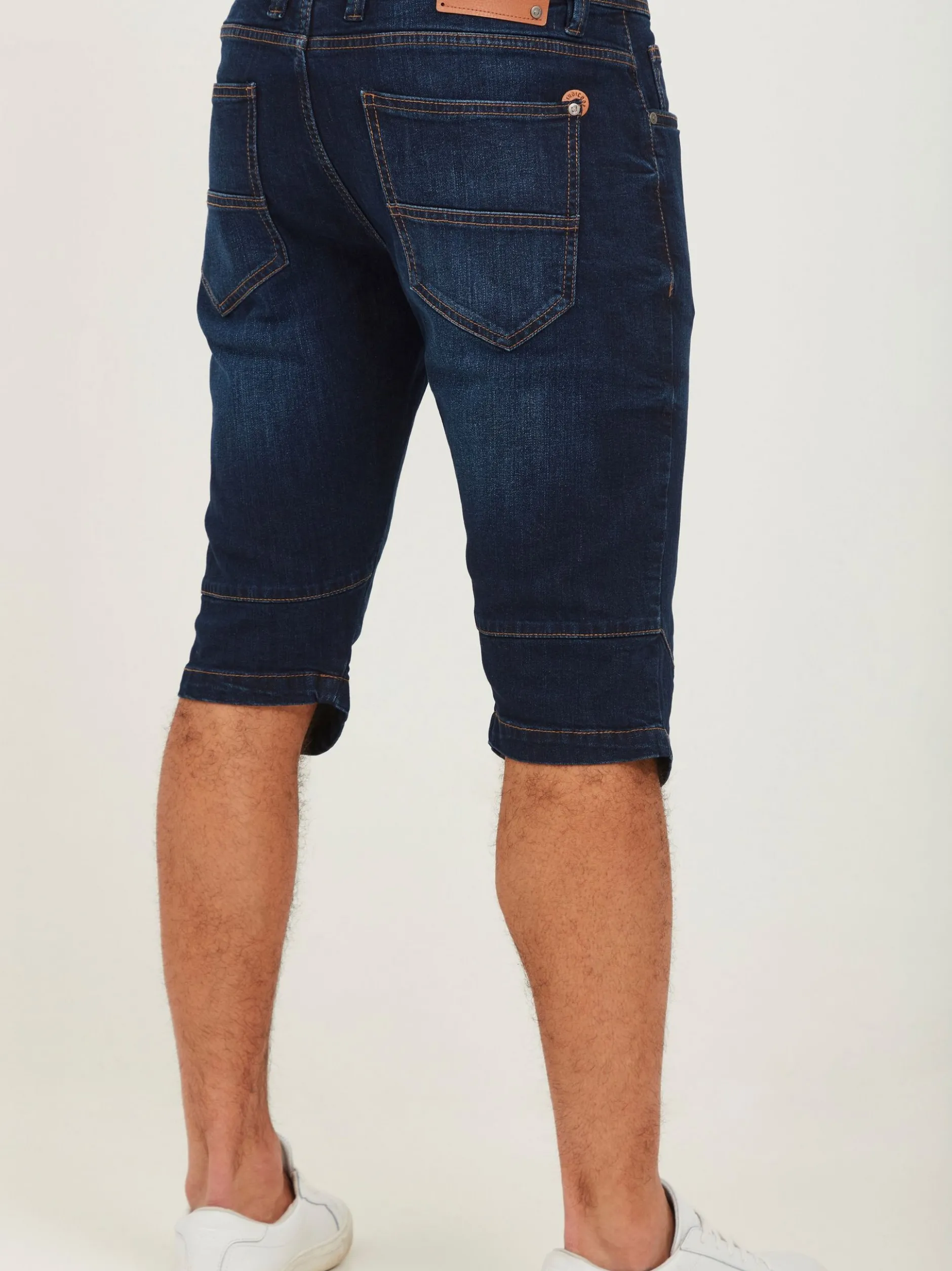 Indicode Herren Jeansshorts - IDQuince in blau