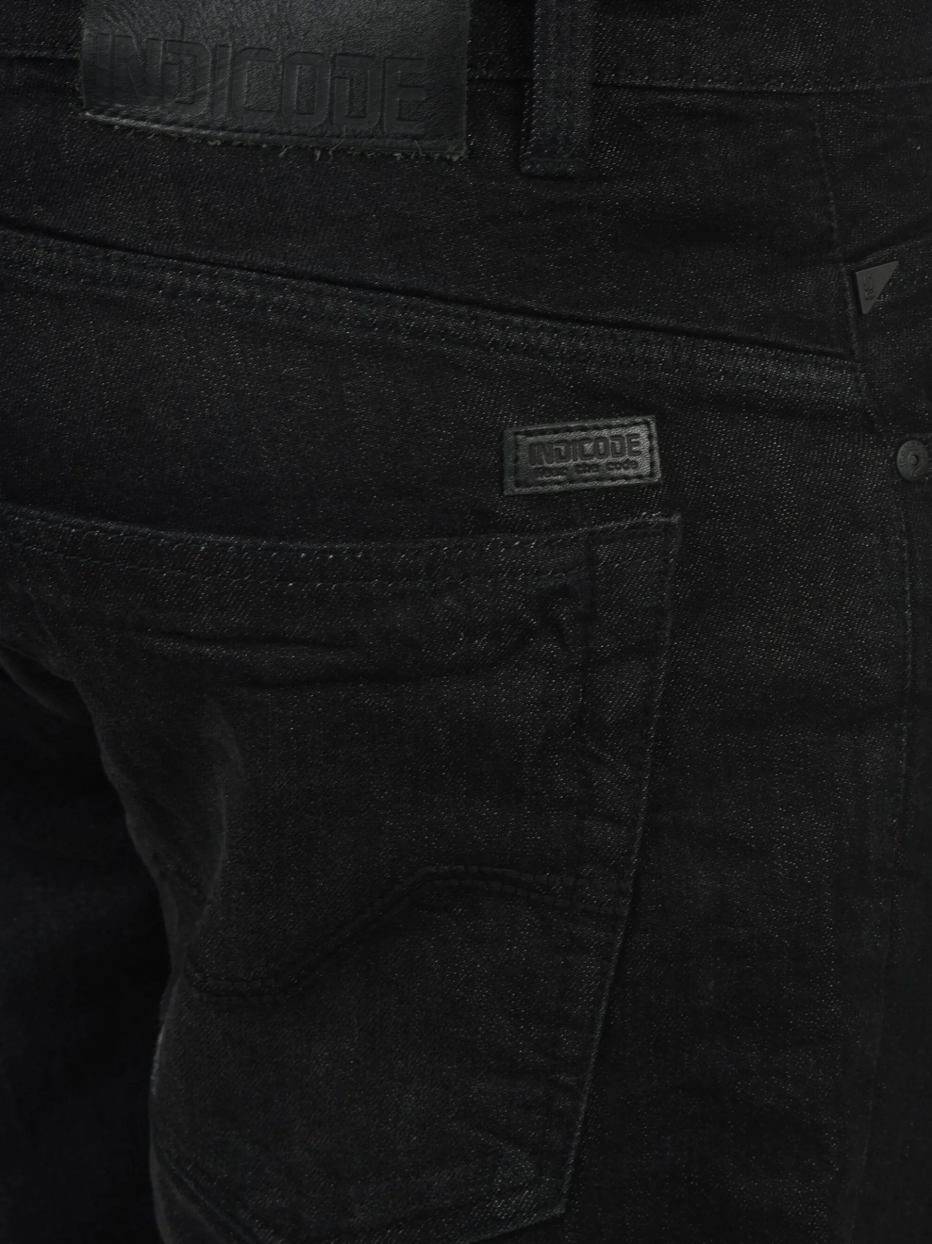 Indicode Herren Jeansshorts - IDQuentin in schwarz