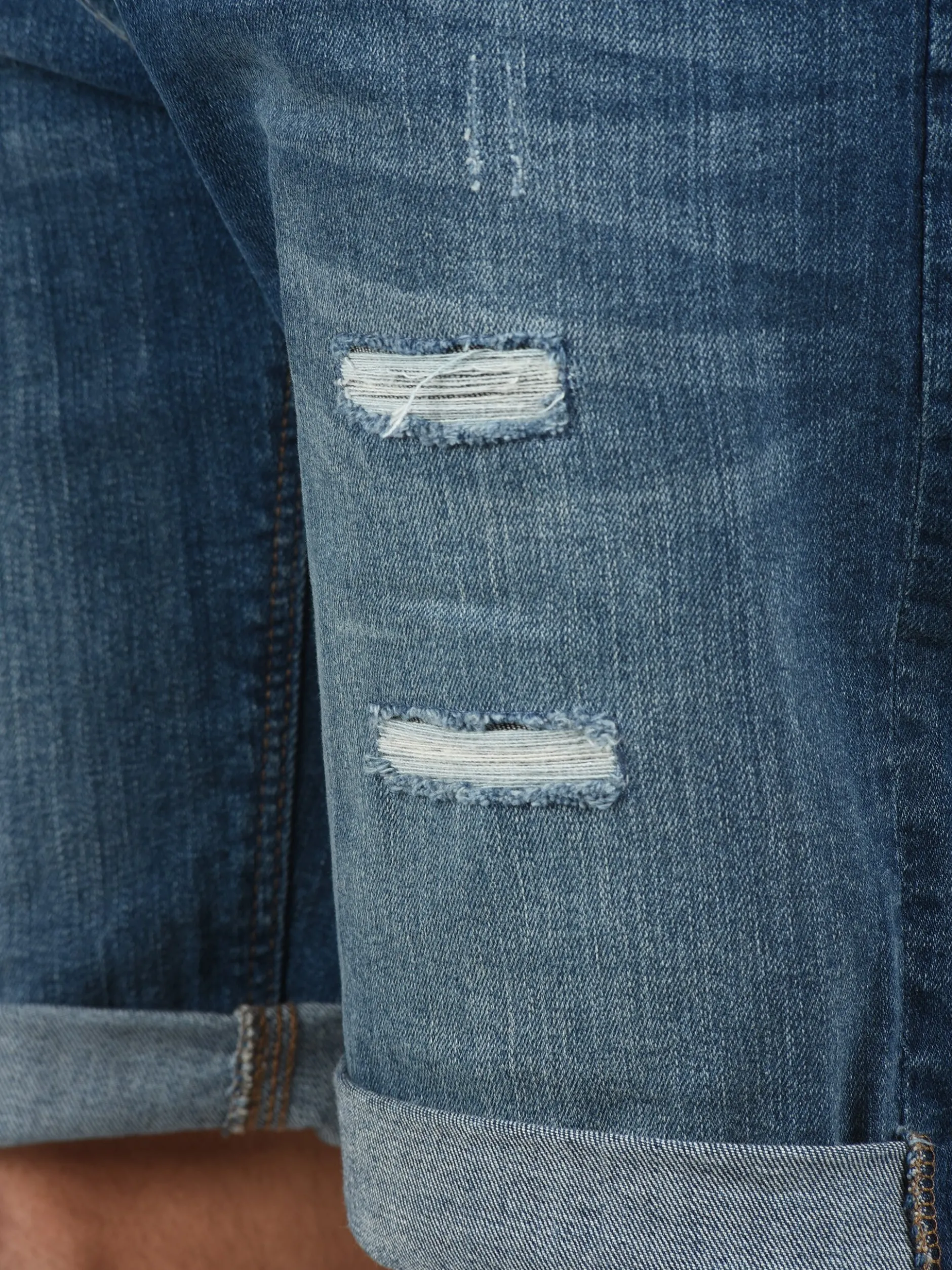 Indicode Herren Jeansshorts - IDHallow in indigo
