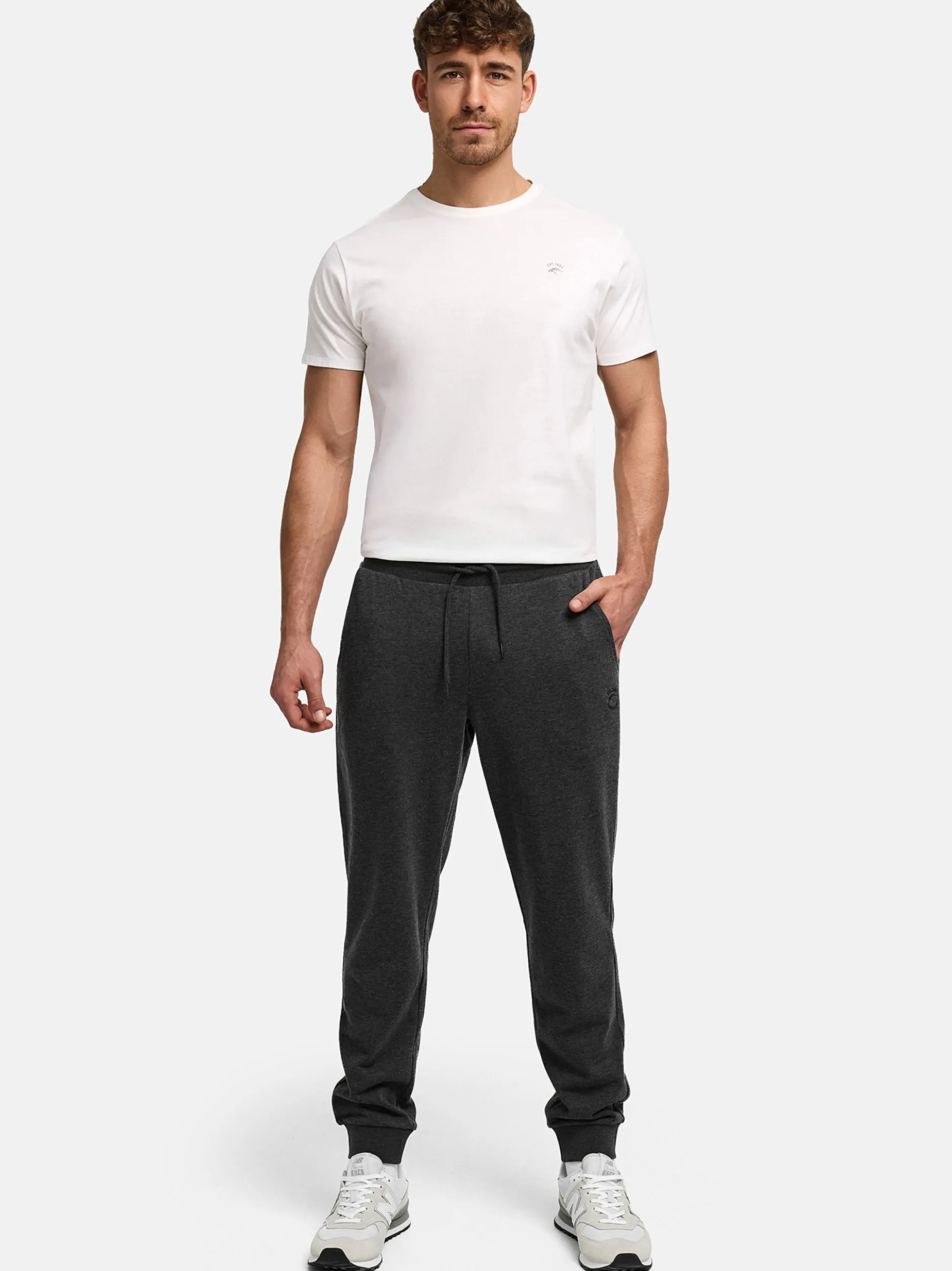 Indicode Herren Jogginghose - Eberline in anthrazit