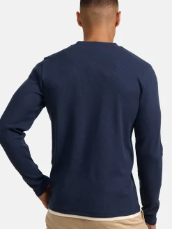 Indicode Herren Langarmshirt - INSigfinn in marine