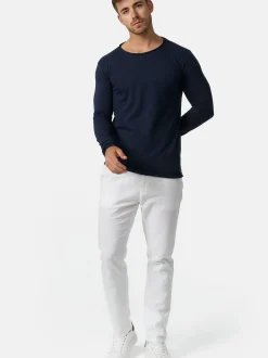 Indicode Herren Langarmshirt - Willbur Longsleeve in marine