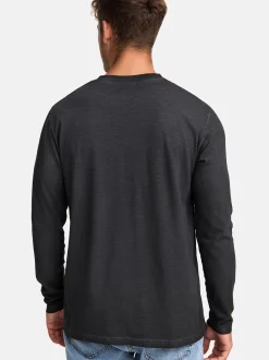 Indicode Herren Langarmshirt - INKilsone in schwarz