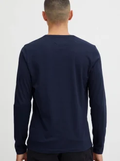 Indicode Herren Langarmshirt - IDPhillo in marine