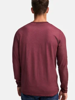 Indicode Herren Langarmshirt - INKilsone in rot