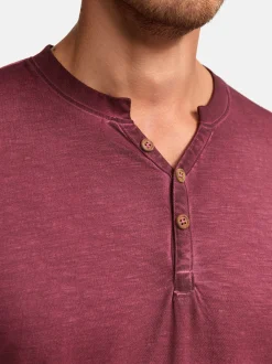 Indicode Herren Langarmshirt - INKilsone in rot