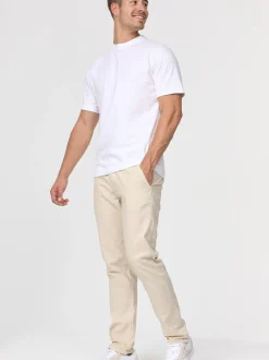 Indicode Herren Leinenhose - Haverfield in beige sand