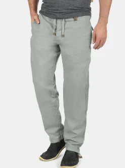 Indicode Herren Leinenhose - IDIves in grau