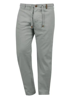 Indicode Herren Leinenhose - IDIves in grau