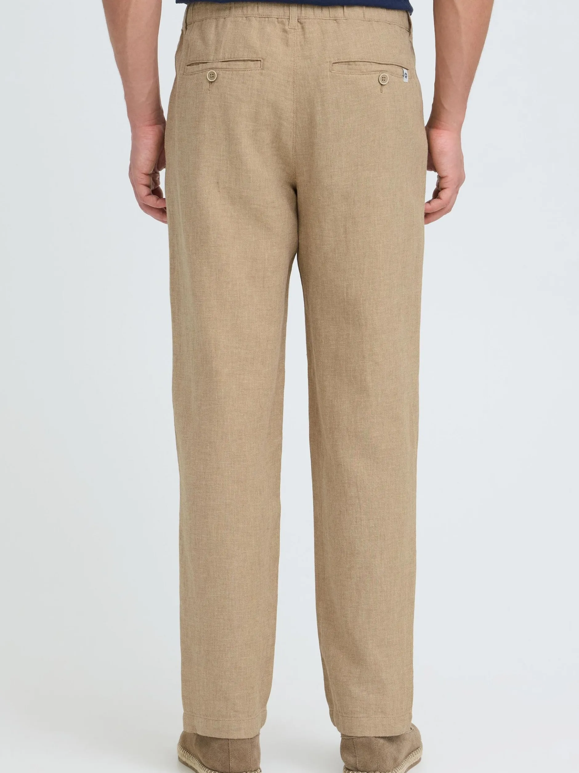 Indicode Herren Leinenhose - IDTropelo in braun