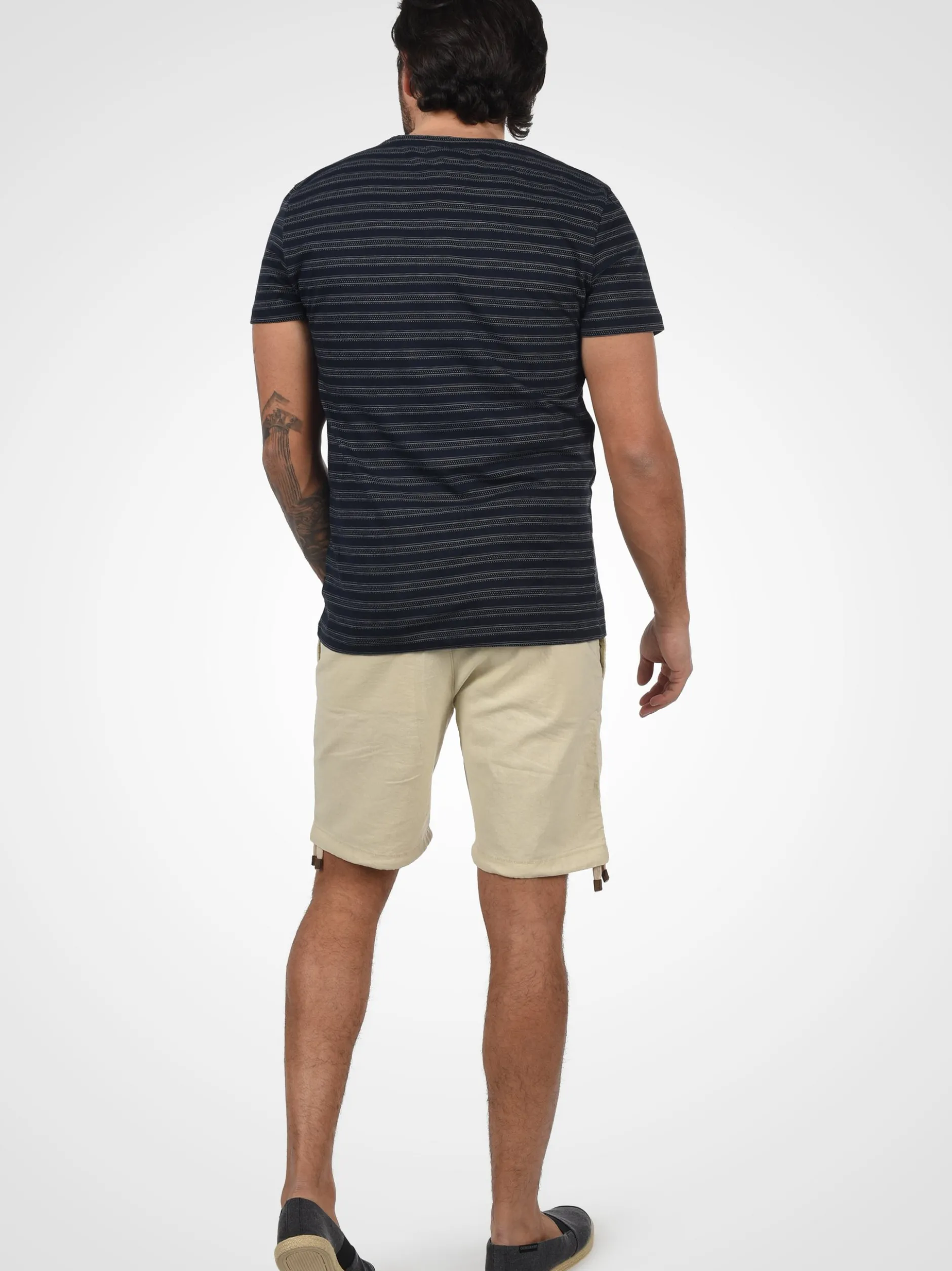 Indicode Herren Leinenshorts - IDMoses in beige