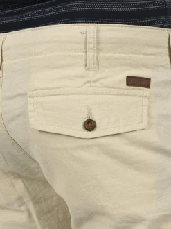 Indicode Herren Leinenshorts - IDMoses in beige