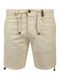 Indicode Herren Leinenshorts - IDMoses in beige