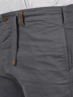 Indicode Herren Leinenshorts - IDMoses in grau