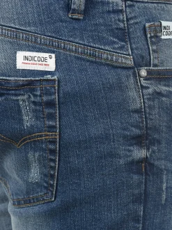 Indicode Herren 5-Pocket-Jeans - IDAldersgate in indigo