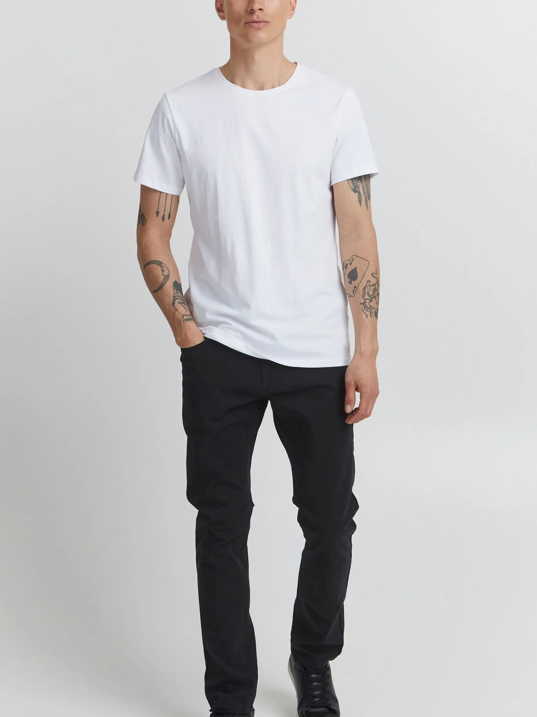 Indicode Herren 5-Pocket-Jeans - IDPokar in schwarz