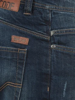 Indicode Herren 5-Pocket-Jeans - IDQuebec in blau