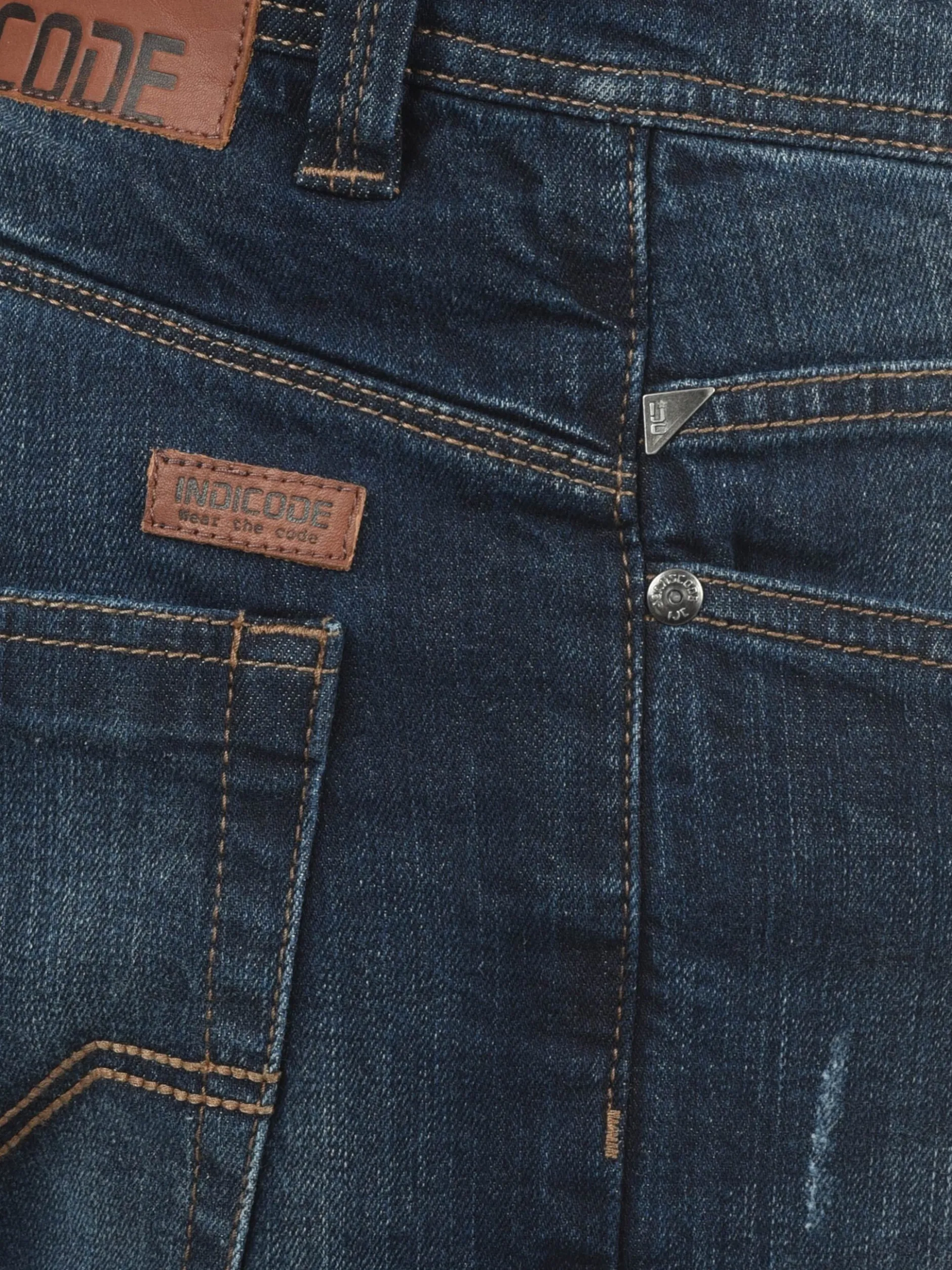 Indicode Herren 5-Pocket-Jeans - IDQuebec in blau