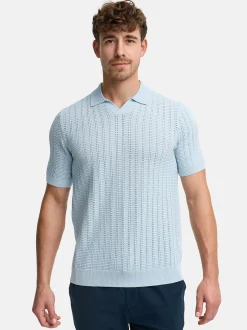 Indicode Herren Poloshirt - INCystem in hellblau blau