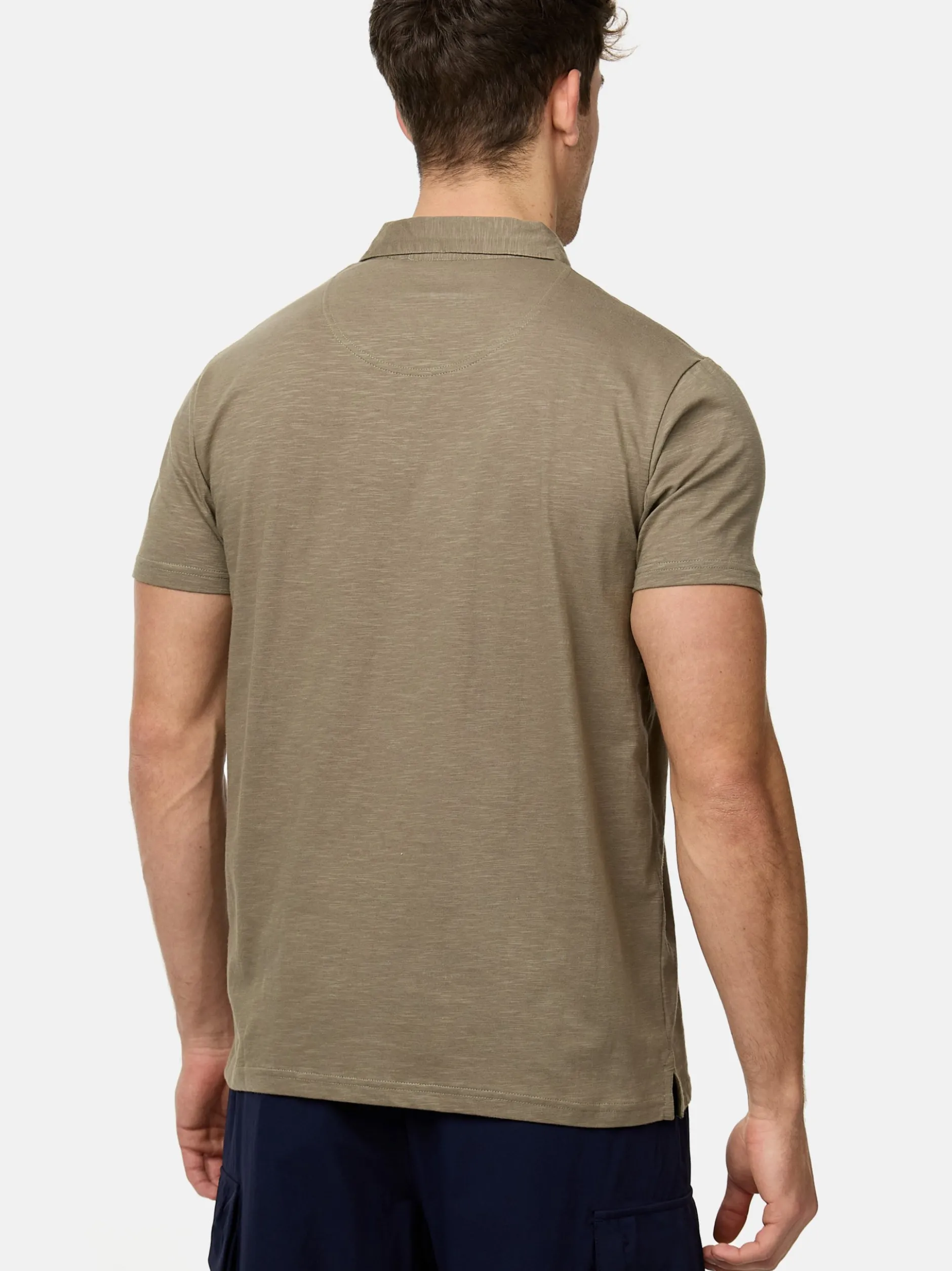 Indicode Herren Poloshirt - INEddard in beige grün