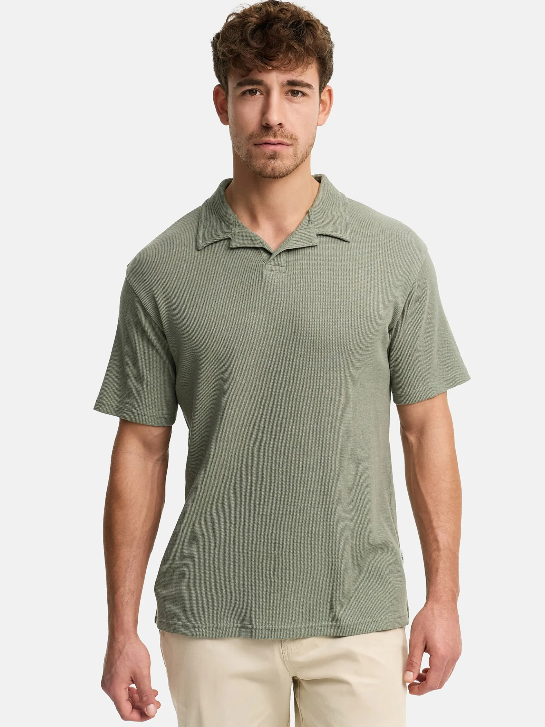 Indicode Herren Poloshirt - INBimmer in schilf