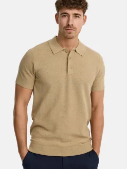 Indicode Herren Poloshirt - INVorm in beige sand