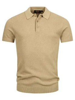 Indicode Herren Poloshirt - INVorm in beige sand