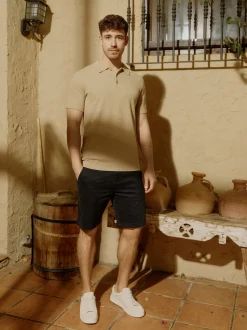 Indicode Herren Poloshirt - INVorm in beige sand