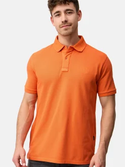 Indicode Herren Poloshirt - INJorah in orange